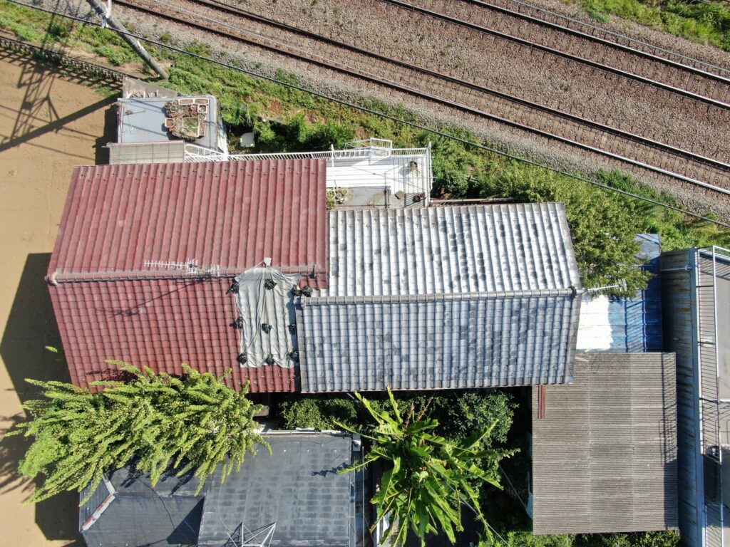 屋根葺き替え工事　ガルバリウム鋼板　アイジー工業　スーパーガルテクト